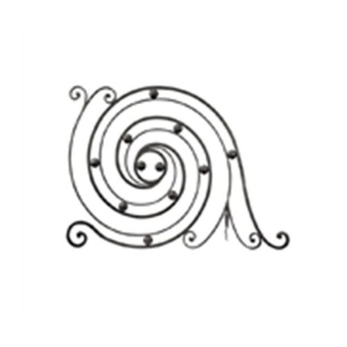Rosetas de hierro forjado 04