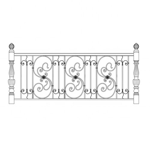 Escaleras de hierro forjado 10